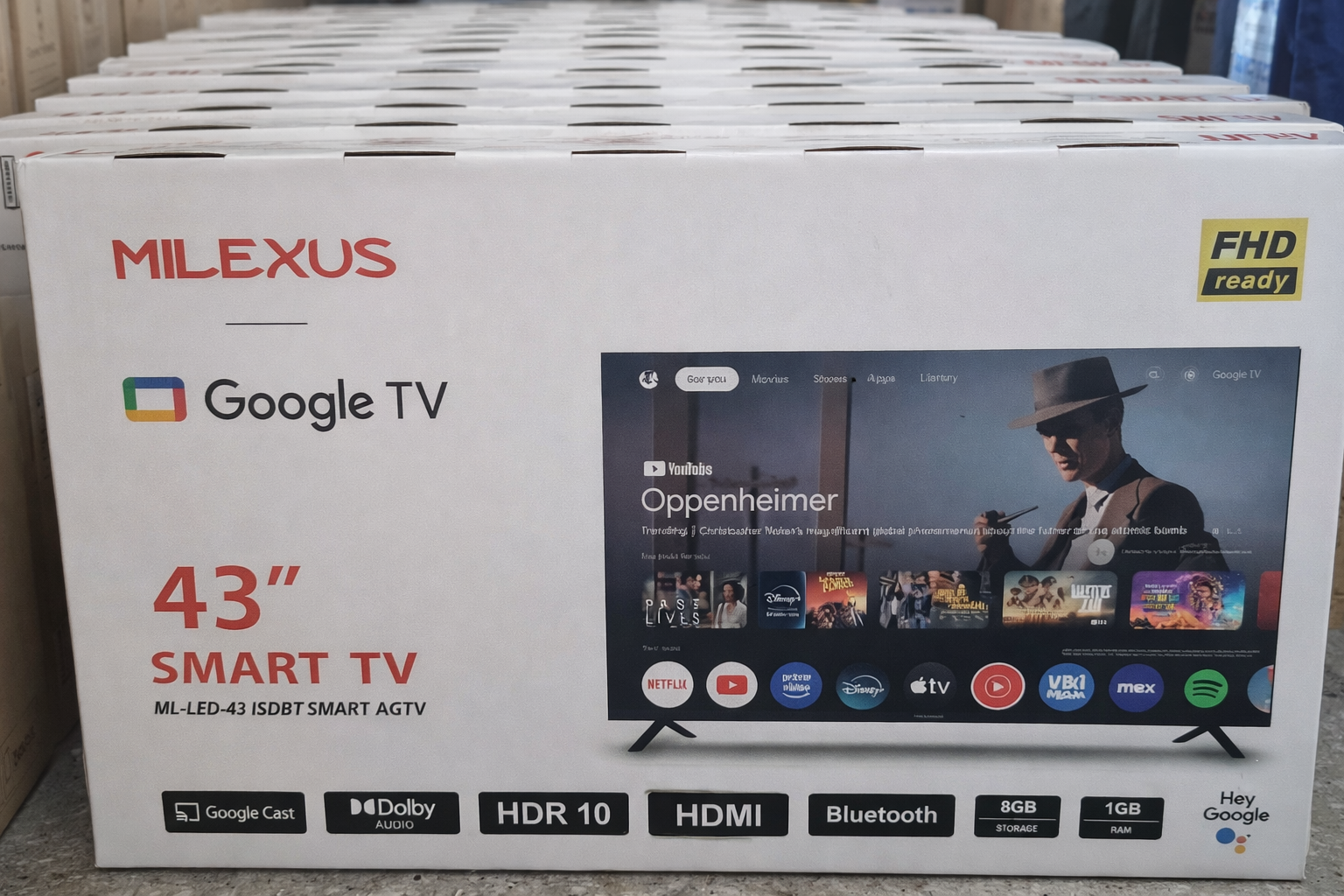 TV Milexus de 43 pulgadas